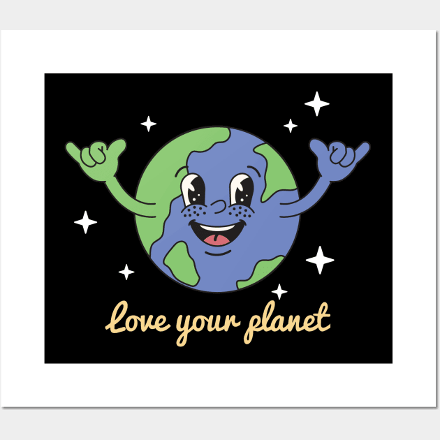 Love Your Planet Wall Art by Crisp Decisions